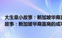 大生意小故事：新加坡华裔富商的成功之道（关于大生意小故事：新加坡华裔富商的成功之道简介）