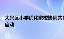 大兴区小学优化家校协同共育有效策略与机制研究项目正式启动