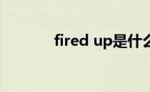 fired up是什么意思（fired）