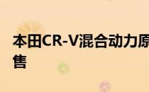 本田CR-V混合动力原型车揭晓 明年在欧洲发售