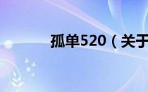 孤单520（关于孤单520介绍）