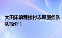 大田集镇程楼村志愿服务队（关于大田集镇程楼村志愿服务队简介）