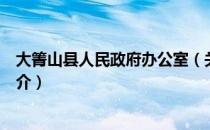 大箐山县人民政府办公室（关于大箐山县人民政府办公室简介）