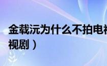 金载沅为什么不拍电视剧了（金载沅主演的电视剧）