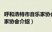 呼和浩特市音乐家协会（关于呼和浩特市音乐家协会介绍）