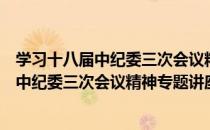 学习十八届中纪委三次会议精神专题讲座（关于学习十八届中纪委三次会议精神专题讲座介绍）