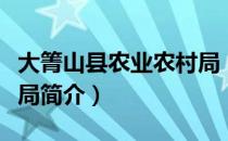 大箐山县农业农村局（关于大箐山县农业农村局简介）