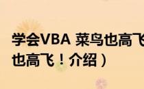 学会VBA 菜鸟也高飞！（关于学会VBA 菜鸟也高飞！介绍）