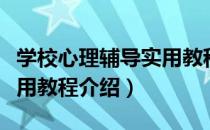 学校心理辅导实用教程（关于学校心理辅导实用教程介绍）