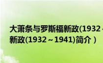 大萧条与罗斯福新政(1932～1941)（关于大萧条与罗斯福新政(1932～1941)简介）