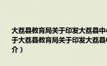 大荔县教育局关于印发大荔县中小学教师职务评审推荐办法的通知（关于大荔县教育局关于印发大荔县中小学教师职务评审推荐办法的通知简介）