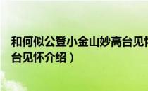 和何似公登小金山妙高台见怀（关于和何似公登小金山妙高台见怀介绍）