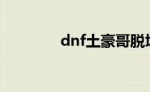 dnf土豪哥脱坑（dnf豪哥）