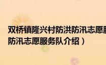 双桥镇隆兴村防洪防汛志愿服务队（关于双桥镇隆兴村防洪防汛志愿服务队介绍）