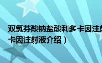 双氯芬酸钠盐酸利多卡因注射液（关于双氯芬酸钠盐酸利多卡因注射液介绍）