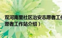 双河南里社区治安志愿者工作站（关于双河南里社区治安志愿者工作站介绍）