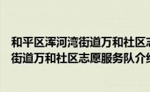 和平区浑河湾街道万和社区志愿服务队（关于和平区浑河湾街道万和社区志愿服务队介绍）