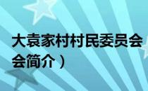 大袁家村村民委员会（关于大袁家村村民委员会简介）