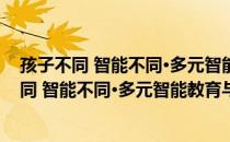 孩子不同 智能不同·多元智能教育与天才教育（关于孩子不同 智能不同·多元智能教育与天才教育介绍）