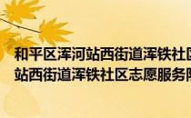 和平区浑河站西街道浑铁社区志愿服务队（关于和平区浑河站西街道浑铁社区志愿服务队介绍）