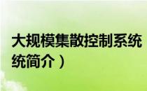 大规模集散控制系统（关于大规模集散控制系统简介）