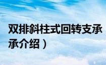 双排斜柱式回转支承（关于双排斜柱式回转支承介绍）