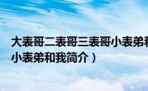 大表哥二表哥三表哥小表弟和我（关于大表哥二表哥三表哥小表弟和我简介）