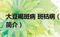 大豆褐斑病 斑枯病（关于大豆褐斑病 斑枯病简介）