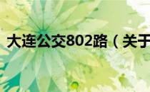 大连公交802路（关于大连公交802路简介）