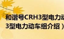 和谐号CRH3型电力动车组（关于和谐号CRH3型电力动车组介绍）