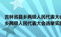 吉林省县乡两级人民代表大会选举实施细则（关于吉林省县乡两级人民代表大会选举实施细则）