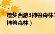 造梦西游3神兽森林怎么抓宠物（造梦西游3神兽森林）