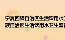 宁夏回族自治区生活饮用水卫生监督管理条例（关于宁夏回族自治区生活饮用水卫生监督管理条例介绍）