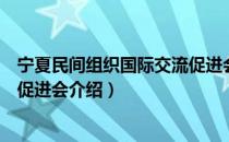 宁夏民间组织国际交流促进会（关于宁夏民间组织国际交流促进会介绍）