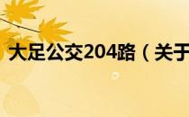 大足公交204路（关于大足公交204路简介）