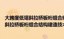 大跨度低塔斜拉桥板桁组合结构建造技术（关于大跨度低塔斜拉桥板桁组合结构建造技术简介）