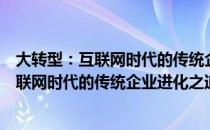 大转型：互联网时代的传统企业进化之道（关于大转型：互联网时代的传统企业进化之道简介）