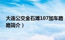 大连公交金石滩107加车路（关于大连公交金石滩107加车路简介）