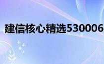 建信核心精选530006净值（建信核心精选）