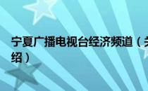 宁夏广播电视台经济频道（关于宁夏广播电视台经济频道介绍）