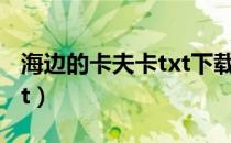 海边的卡夫卡txt下载 小说（海边的卡夫卡txt）