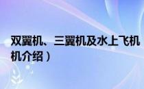 双翼机、三翼机及水上飞机（关于双翼机、三翼机及水上飞机介绍）