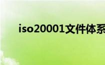 iso20001文件体系流程（iso20001）