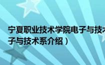 宁夏职业技术学院电子与技术系（关于宁夏职业技术学院电子与技术系介绍）