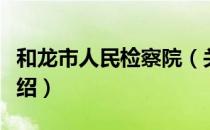 和龙市人民检察院（关于和龙市人民检察院介绍）