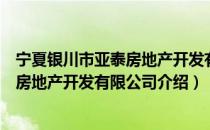 宁夏银川市亚泰房地产开发有限公司（关于宁夏银川市亚泰房地产开发有限公司介绍）