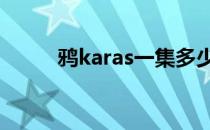 鸦karas一集多少钱（鸦karasu）