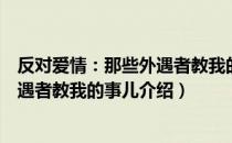 反对爱情：那些外遇者教我的事儿（关于反对爱情：那些外遇者教我的事儿介绍）