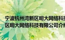 宁波杭州湾新区明大网络科技有限公司（关于宁波杭州湾新区明大网络科技有限公司介绍）