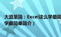 大道至简：Excel这么学最简单（关于大道至简：Excel这么学最简单简介）